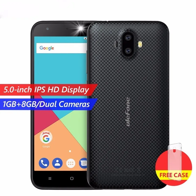 Чехол накладка Ulefone S7 смартфон 5 0 &quotMTK6580A 4 ядра Android 7 1 ГБ Оперативная память 8