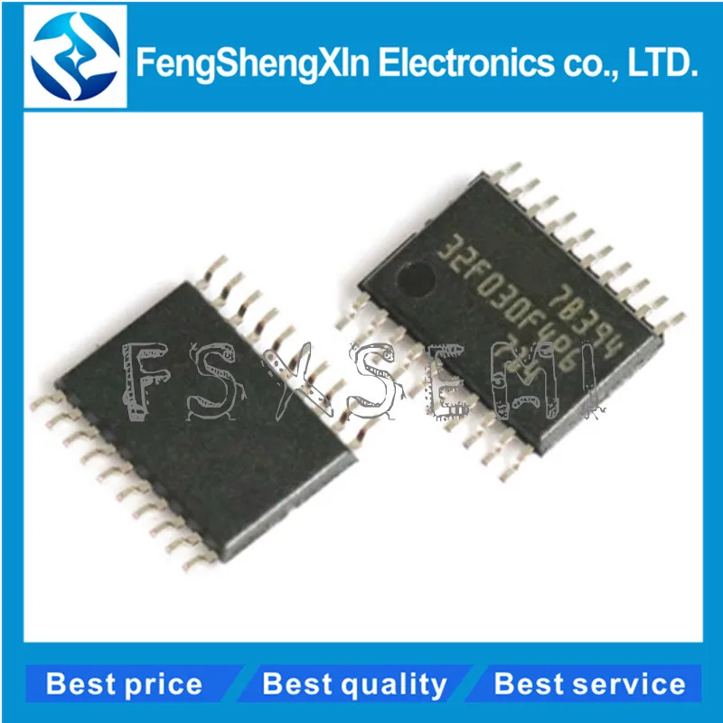 (1 ~ 5) шт/партия Новый STM32F030F4P6 32F030F4P6 TSSOP20 STM32F030F4P6TR Value-line ARM-based 32-битный MCU |
