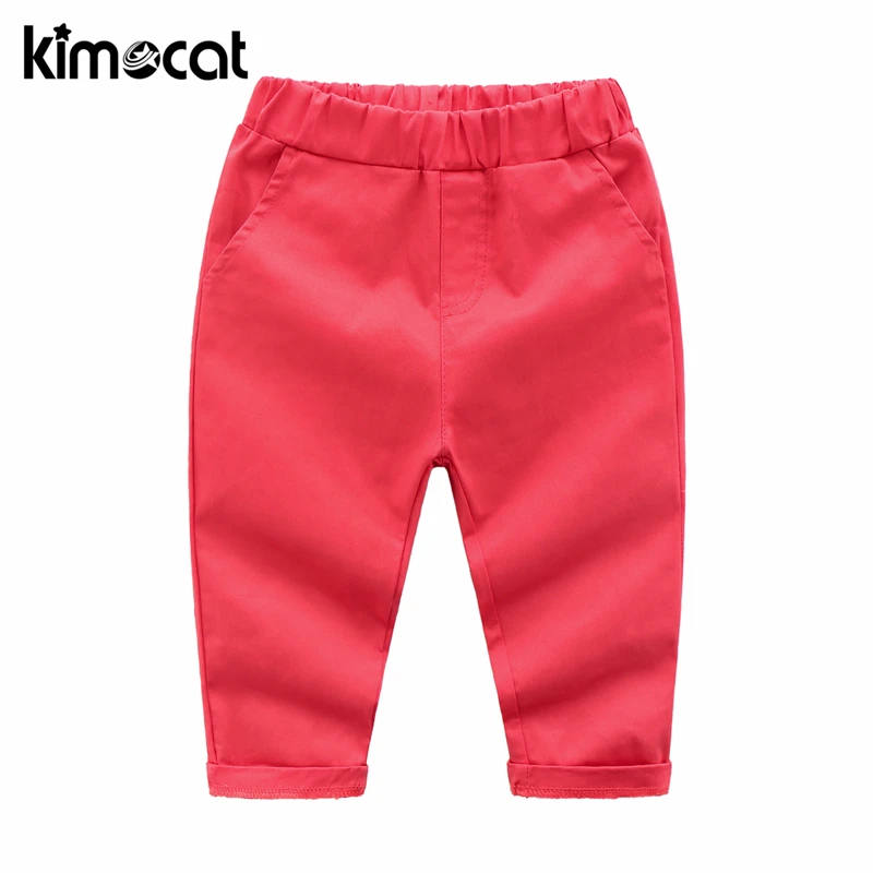 Kimocat весенне-осенний комплект одежды для детей футболка и штаны спортивный