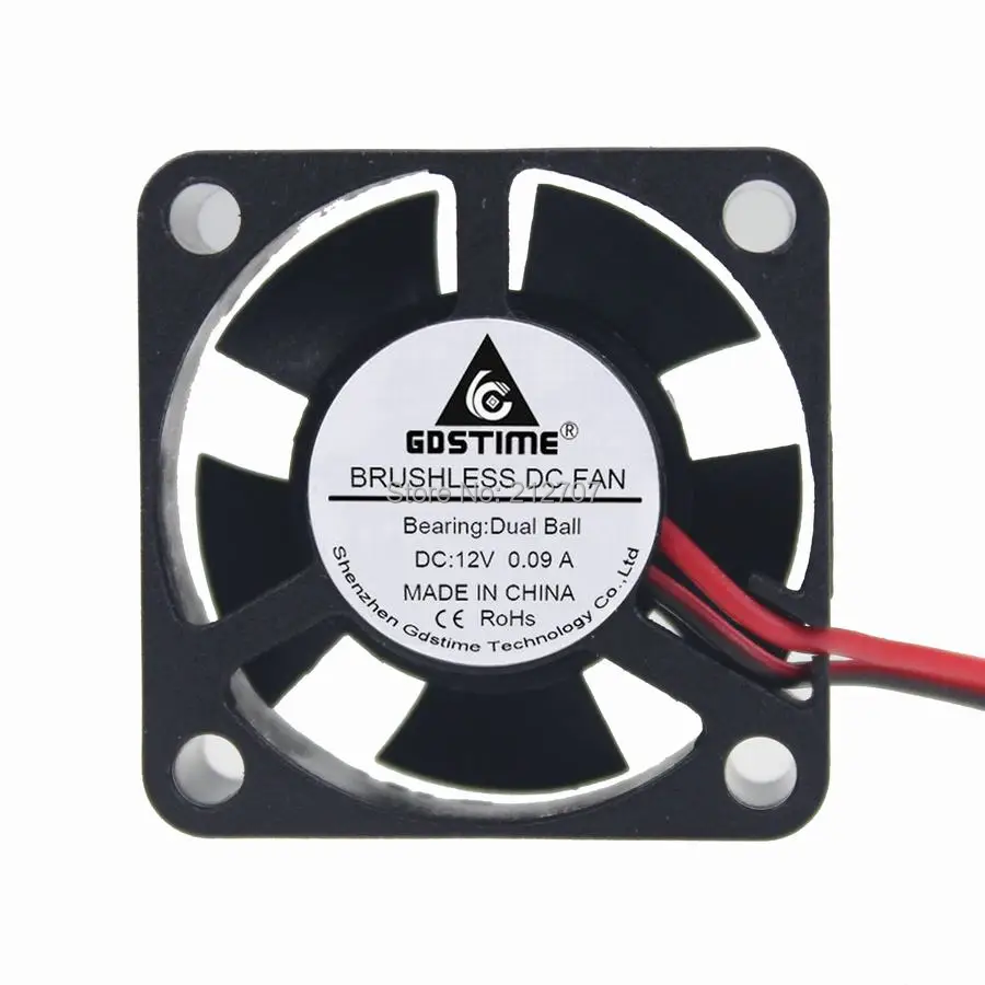 

Gdstime 3D Printer Cooling Fan 30mm 3010s 30x30x10mm DC 12V 2Pin Cooler