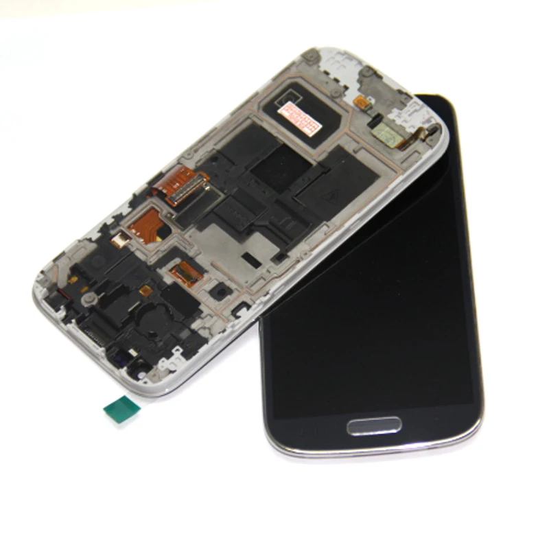 S4 Mini i9190 ЖК-дисплей совместимый с Samsung Galaxy GT-i9195 i9192 экран дигитайзер + рамка Синий