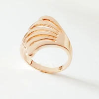 new trendy party rings designs for women simple style fashion jewelry585 gold color no stone bands rings