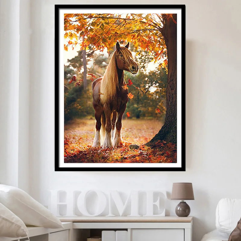 DANQINGSONG Full Drill Rhinestones Painting Diy Diamond Embroidery Horse Animal Children Crafts Home Decorative Wall Stickers | Дом и сад