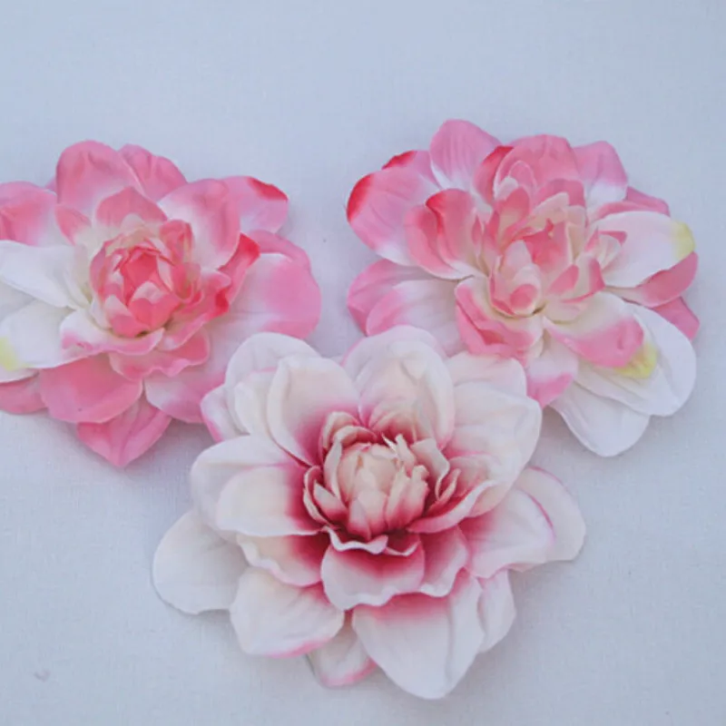 

Artificial Silk Gardenia Flower Head Simulation Flower DIY Home Wedding Hotel Background Wall Decoration Fake Flowers