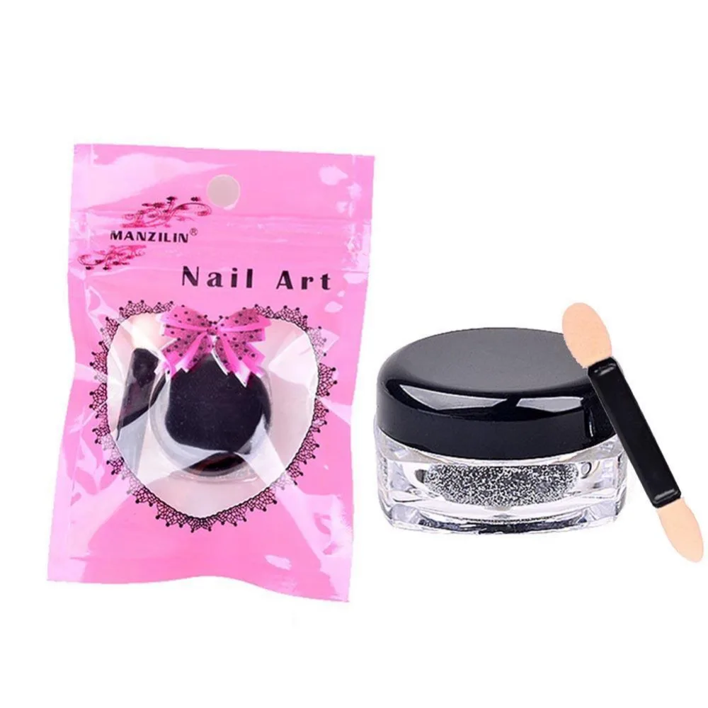 2017 Новый маникюр хром пигмент Голографический лазерный порошок блеск для ногтей