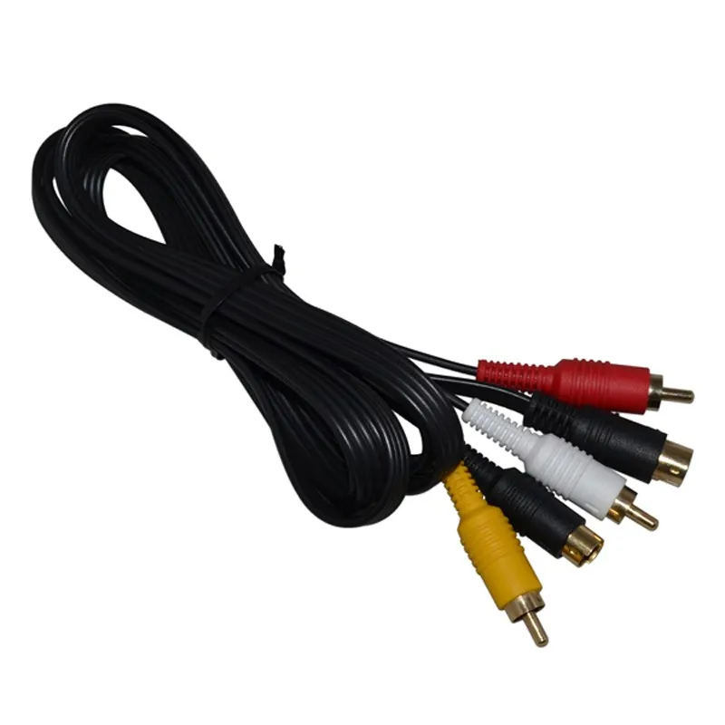 1 8 м стерео аудио видео RCA композитный кабель для системы Sega Saturn AV|cable for|cable segacable rca