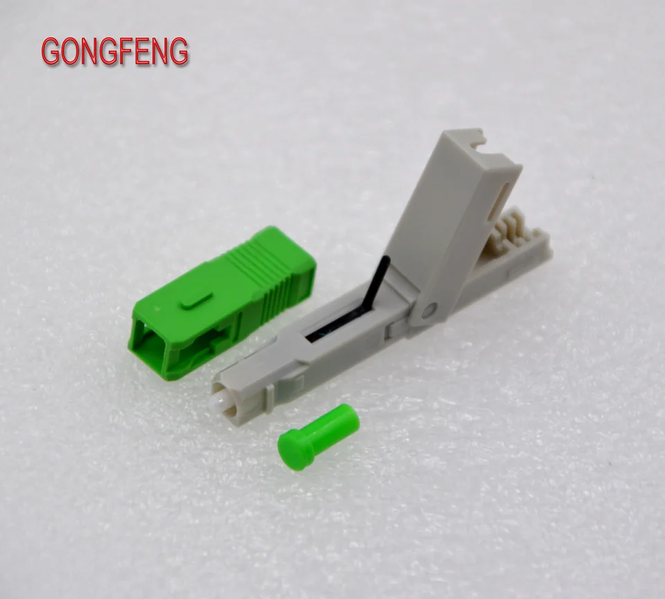 GONGFENG 50 шт. Новый высококлассный SC оптоволоконный Быстрый коннектор SC/PC/APC
