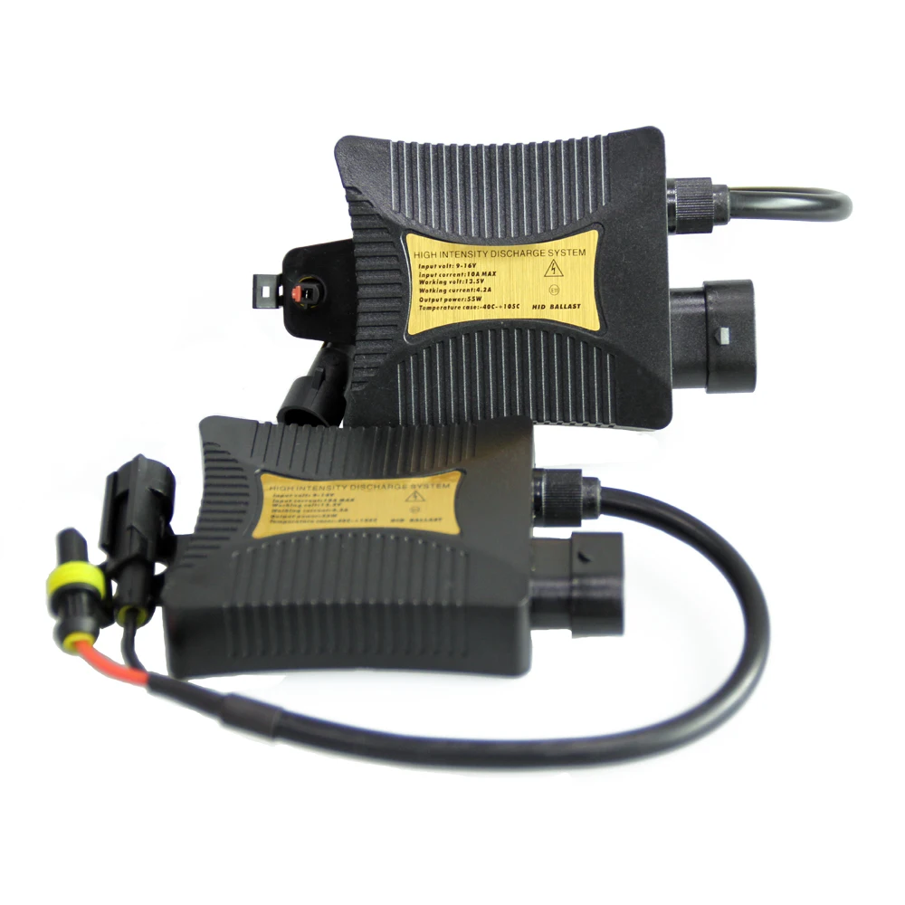 LOAUT 1Pcs 55W HID DC KIT CONVENSION Slim Ballast Digital 12V Projector Lens with Hight Low light kit | Автомобили и мотоциклы