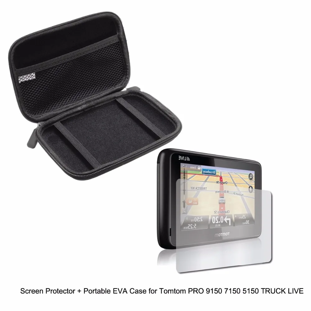 5 дюймов Inche автомобильный портативный защитный чехол сумка + прозрачная защитная