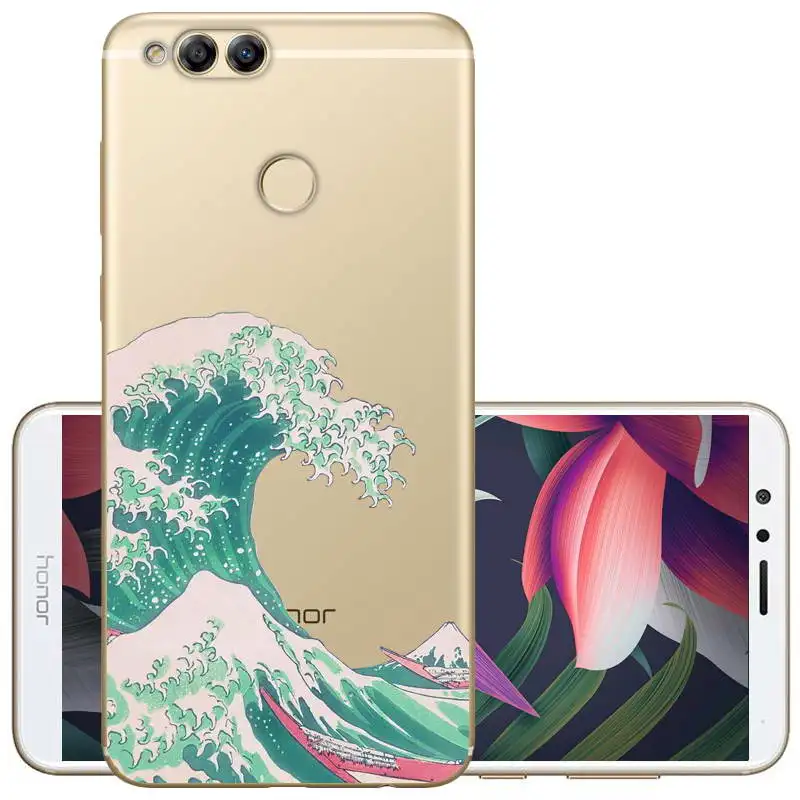Чехол из ТПУ для Huawei Honor 7X задняя крышка мягкие силиконовые чехлы Honor7X