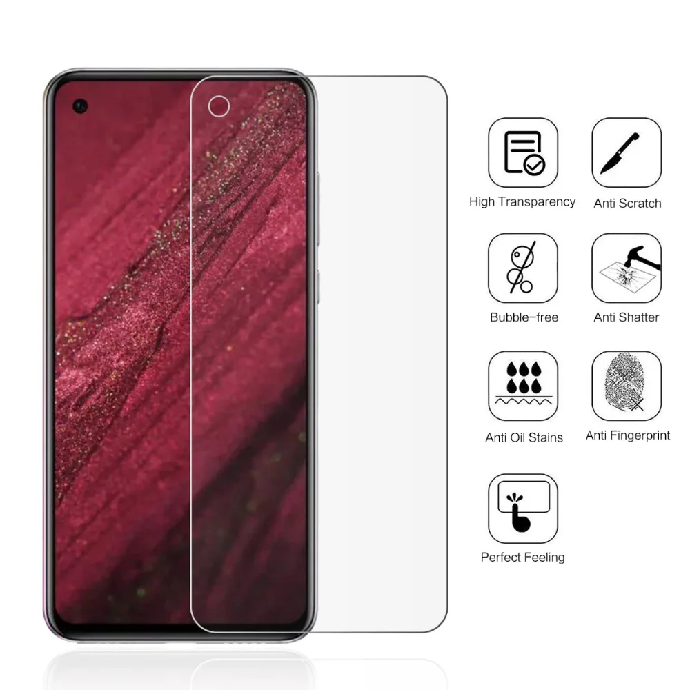 Взрывозащищенное Закаленное стекло для Huawei P30 Pro 2 шт. защита экрана 9H Nova 4 Honor V20 Y9