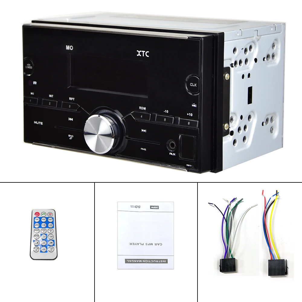 Автомагнитола Camecho 2 Din Bluetooth аудио Setero 12 В USB AUX Авторадио SD FM Mp3 мультимедийный