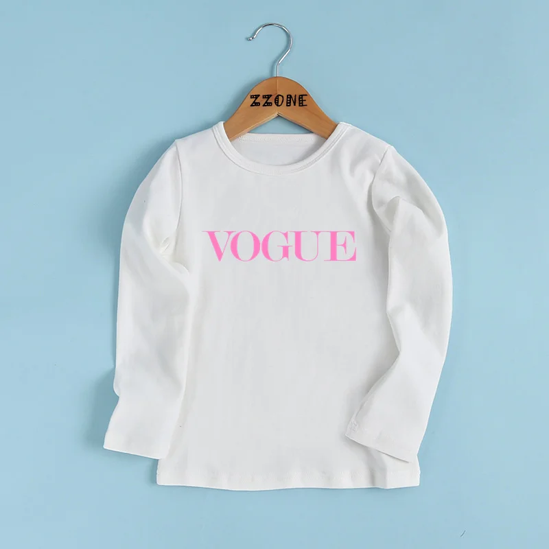 Дети VOGUE с буквенным принтом Футболка для детей More Issues Than одежда Vogue маленьких