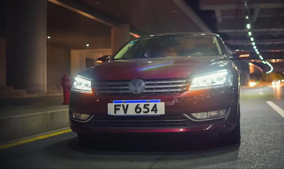 Автомобильный бампер фара для Volkswagen passat головного света 2016 ~ 2018y светодиодный