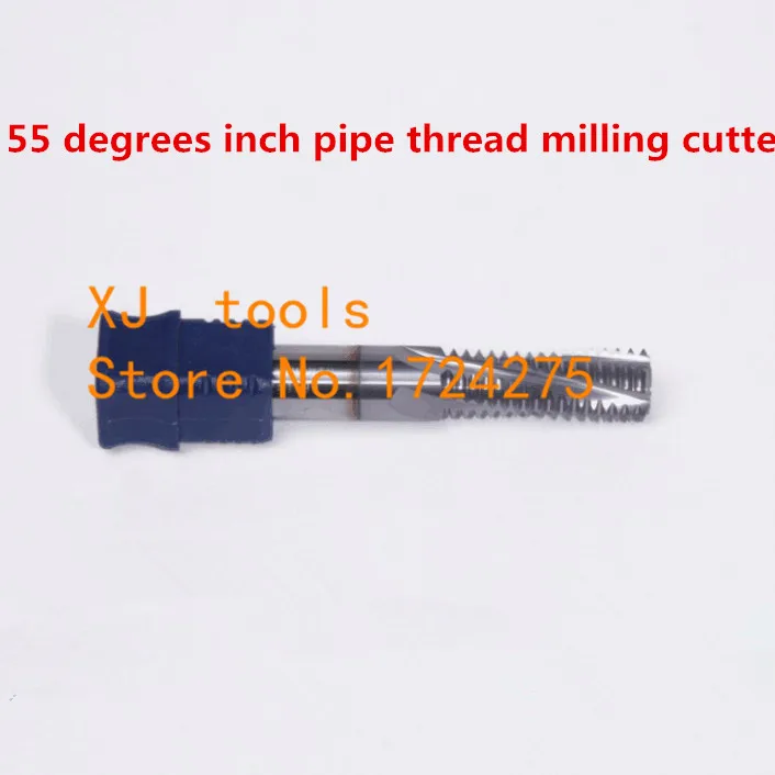 

1pcs BSP 1/8-28*D8/BSPT 1/8-28*D8 Inch pipe thread alloy milling cutter, 55 degrees thread milling cutter with TIALN coating