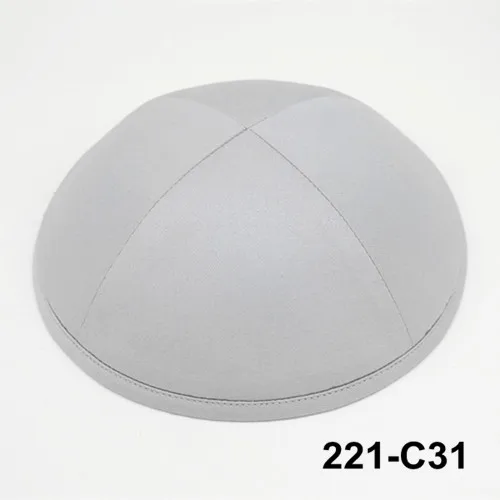 221c31 Хлопковая саржа kippah, 19 см kipa, Kippot, Еврейская шляпа, Skullies& Beanies, Yarmullka, кепка с черепом - Цвет: 221c31