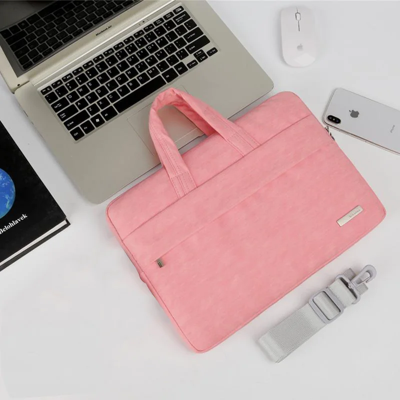 Сумка для ноутбука на плечо Чехол Для Ace Dell HP Asus lenovo 14 15 6 Портативная сумка Mac Macbook