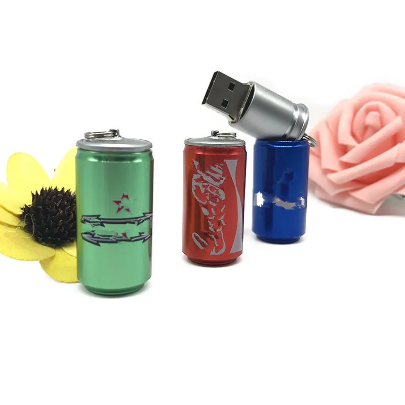 XIWANG металлическая бутылка для напитков, пивная бутылка, флеш-диск USB 2,0, 4 ГБ, 8 ГБ, 16 ГБ, 32 ГБ, 64 ГБ, портативный накопитель, карта памяти