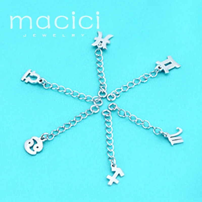 Подлинная Серебро 925 Extender Цепи кисточкой Талисманы цепи ожерелье хвосты разъем 12