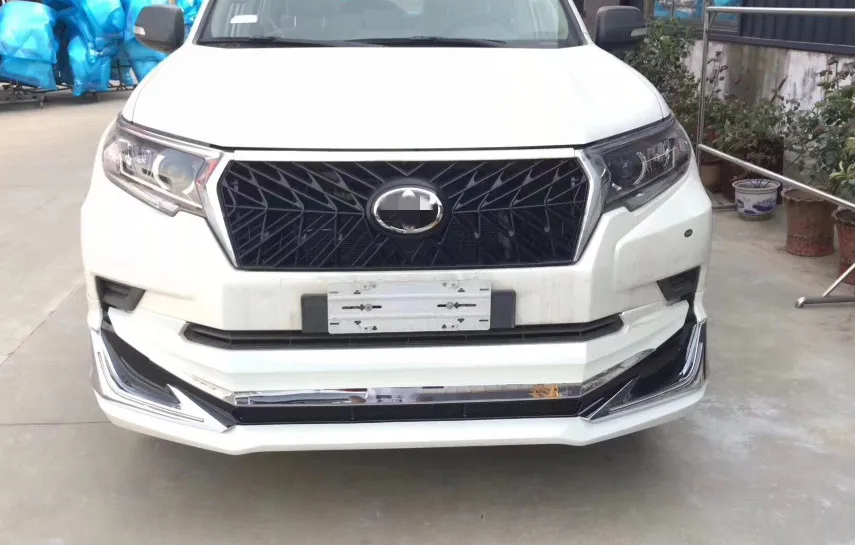 Передние гонки решетка гриль ABS маска подходит для 2018 PRADO LANDCRUISER 2700 GT 4X4