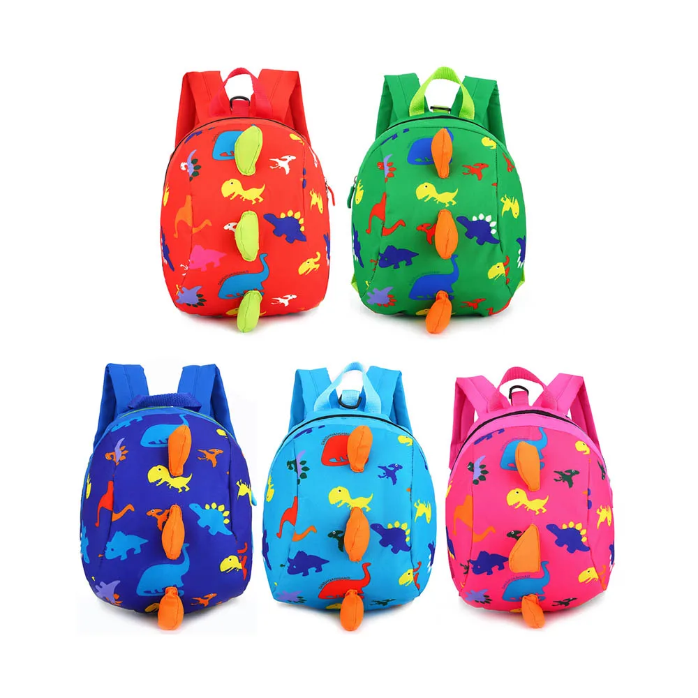 Чрезвычайно прочный и удобный школьный рюкзак с милым динозавром детский ремнем