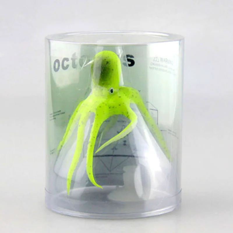 Моделирование светящийся Осьминог украшения для аквариума кораллового водная