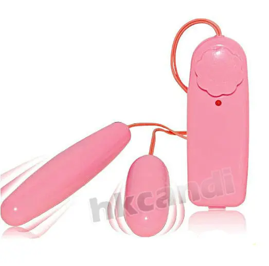 Двойной вибратор в виде яйца Стимулятор клитора точки G Анальная пробка для