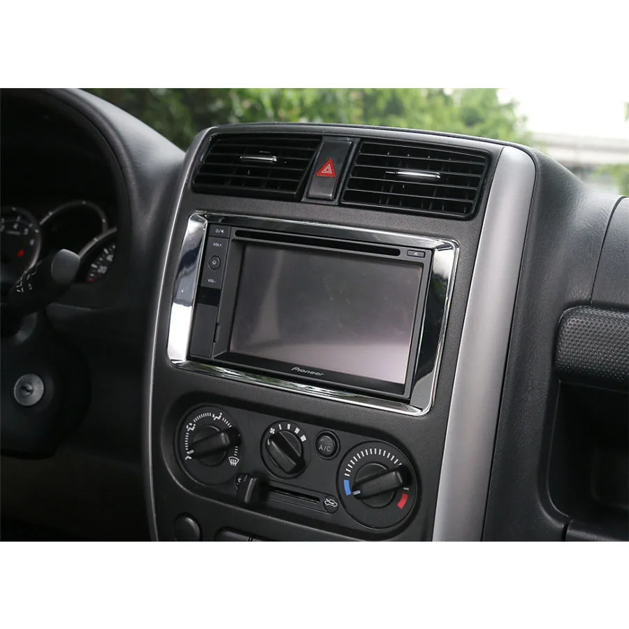 Для Suzuki Jimny 2007 2015 ABS салон автомобиля Радио Стерео фасции панель gps навигация
