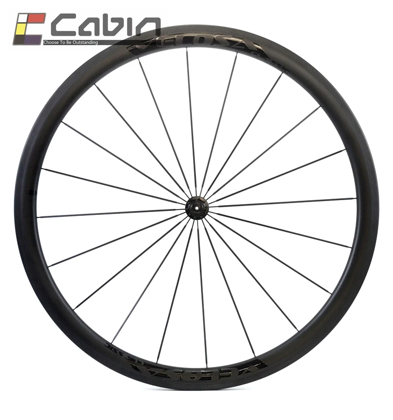 Velosa черная серия 700C дорожный велосипед клинчерная/трубчатые углеродные передние