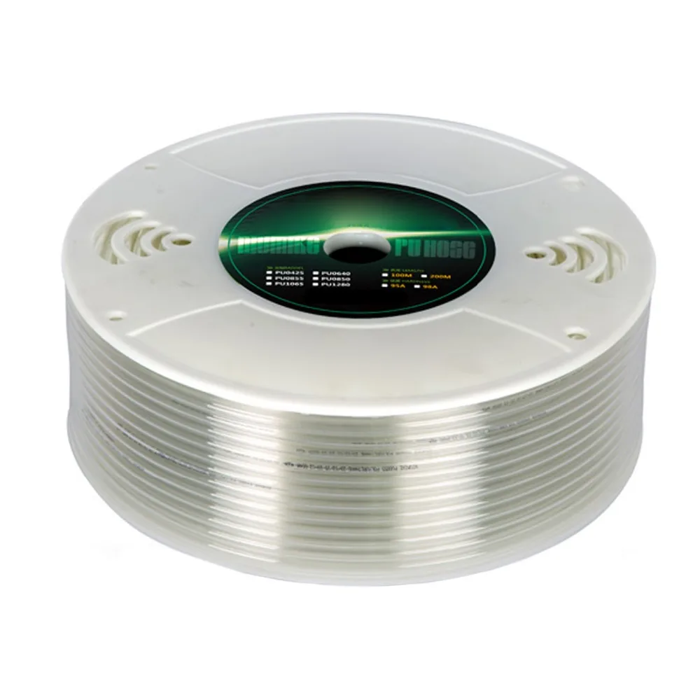 Прозрачный Воздух ПУ труб пневматические Компоненты PU трахею пневматический