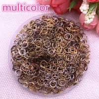 new 468mm metal open go rings split rings connectors for jewelry making findings multicolour