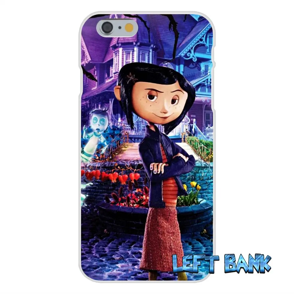 Для iPhone 4 4S 5 5S 5C SE 6 6S 7 Plus Coraline винтажный Мягкий Силиконовый ТПУ прозрачный чехол |