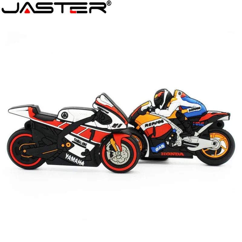 JASTER moto rcycle U дисковый флеш-накопитель брелок Подарочный флеш-накопитель 8 ГБ 16 ГБ 32 ГБ 64 Гб мото автомобиль мультфильм usb флеш-накопитель autobike pendrive