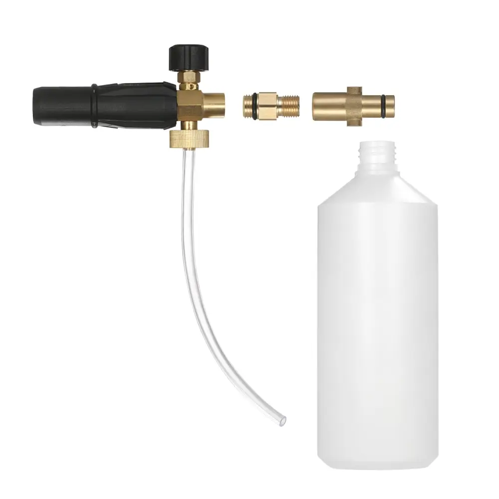Регулируемая поролоновая насадка 1Л Автомобильная моющая бутылка распылитель