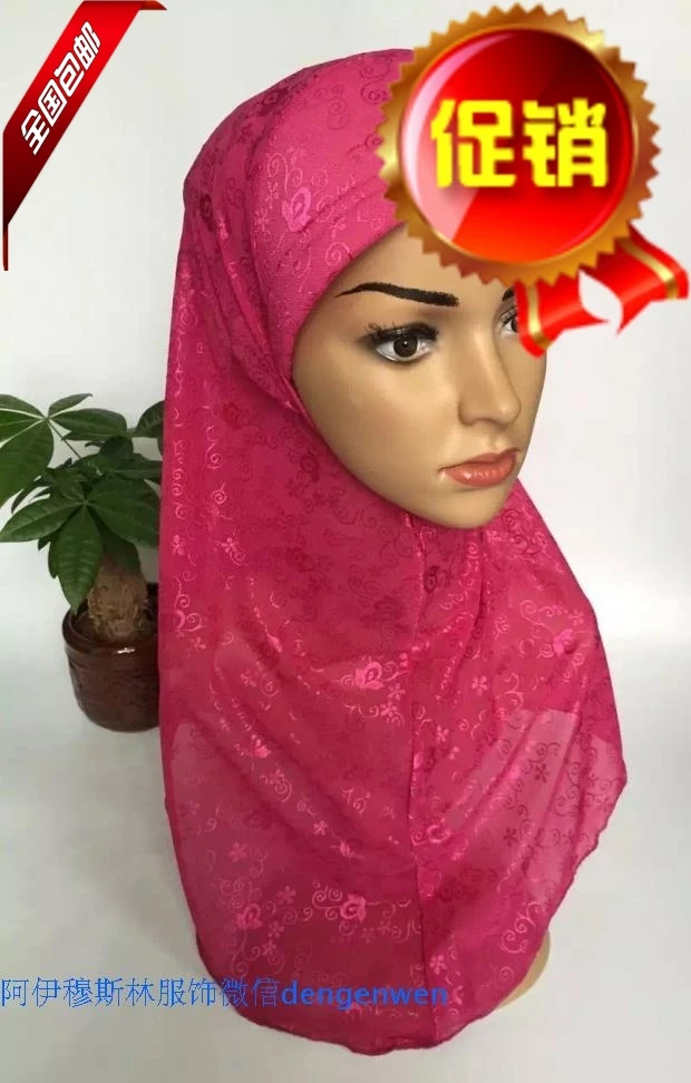 

The new muslim hijab summer gauze directly convenient sleeve head Hui mother hijab scarf primer cap
