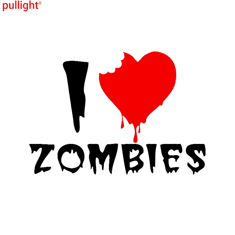 

I Heart Zombies Sticker Love Walking Dead Car Stickers Vinyl Decals