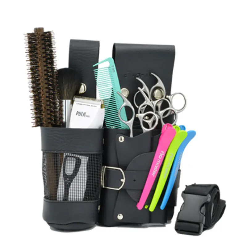 Бесплатная доставка кожа Парикмахерская Ножницы Парикмахерские мешок ножницы