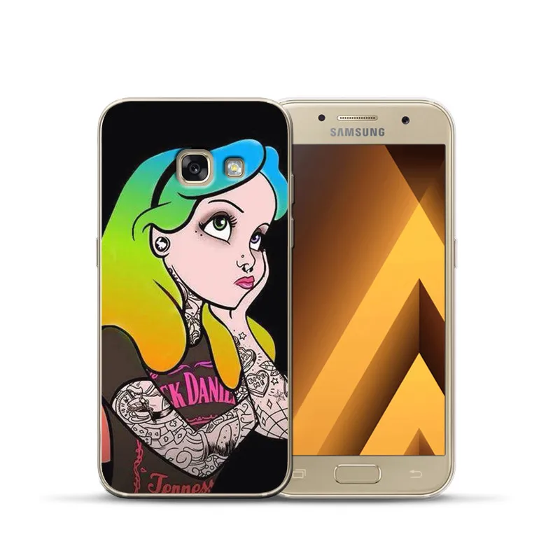 Роскошный чехол для samsung Galaxy A9 A8 A7 A6 A5 A3 эльф Русалка Белый снег чехол с принцессой чехол силиконовый чехол