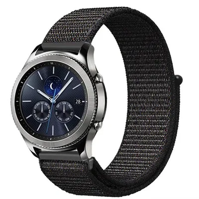 Новое поступление нейлоновый холщовый ремешок для samsung Galaxy Watch 46 мм SM-R800 42 мм SMR810 браслет умные аксессуары