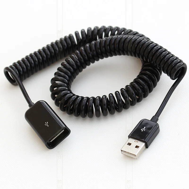 3 М телескопический USB мужчин и женщин кабель-удлинитель Весна Тип USB2.0 Мужской