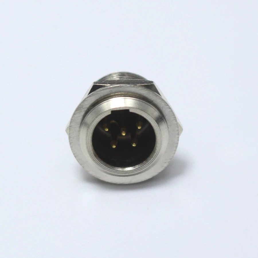1 компл. Mini XLR 5-контактный штекер + гнездовой разъем 5 P Аудио Микрофон монтаж шасси