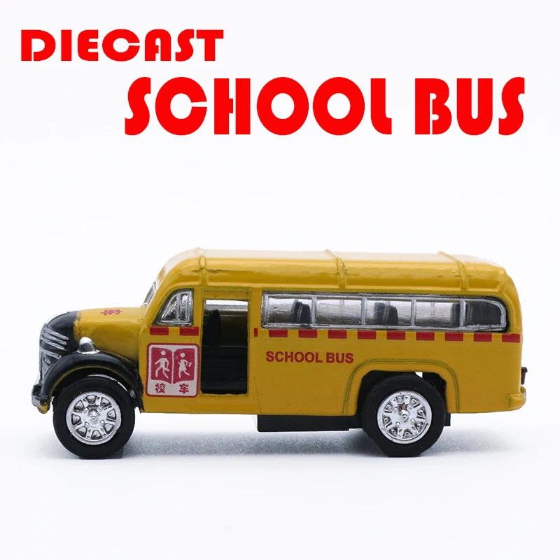 Литой классический мини автобус Мальты масштаб 1/64 детские игрушки металлический