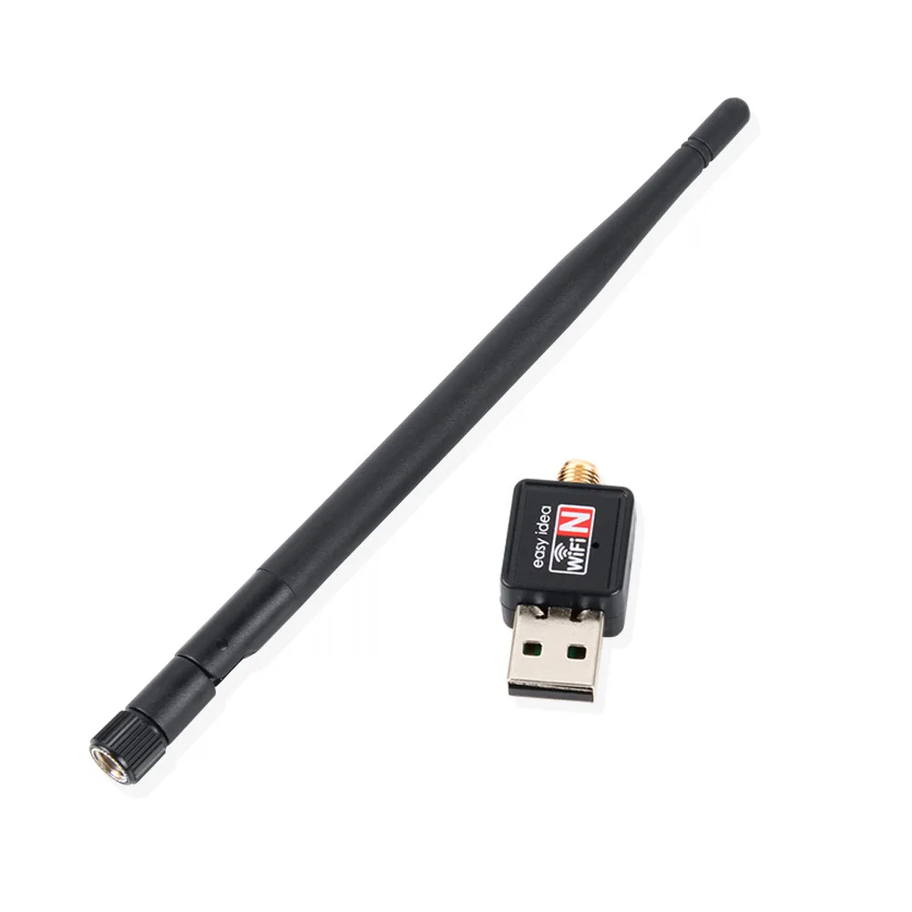 150 Мбит/с USB WiFi адаптер 2.4 ГГц 5dbi Wi Fi Телевизионные антенны 802.11b/G/N Мини Wi-Fi Dongle