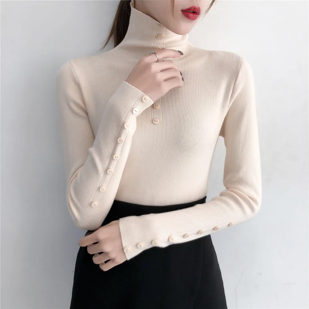 PINBEIQI New Autumn Winter Sweater Women Long Sleeve Pullover Basic Sweaters 2018 Korean Style Soft Knit Tops Female | Женская одежда