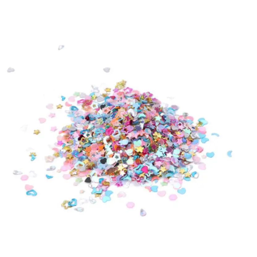 5000 шт. разноцветные Блестки для дизайна ногтей 3 мм|mixed glitter|nail artdiy mix |