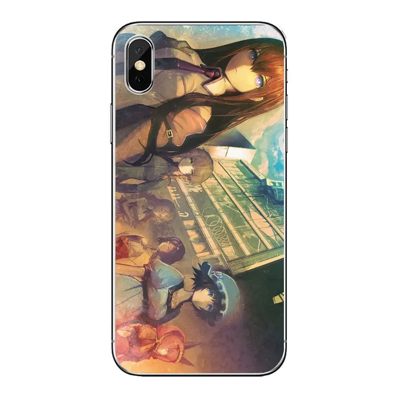 Прозрачные мягкие чехлы аниме steins Gate Амане Suzuha для Motorola Moto x4 E4 E5 G5 G5S G6 Z Z3 G3 C Play Plus |
