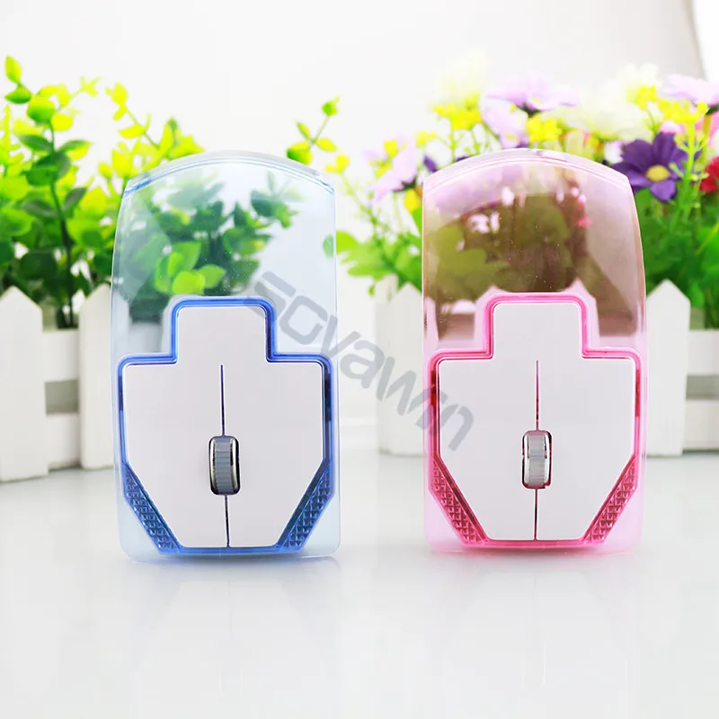 СВЕТОДИОДНАЯ беспроводная мини-мышь SOVAWIN мышь в форме автомобиля USB-приемник 1200
