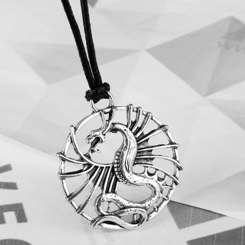 Dongsheng ручной работы подвеска в виде морского дракона ожерелье мощный Amulet Lage