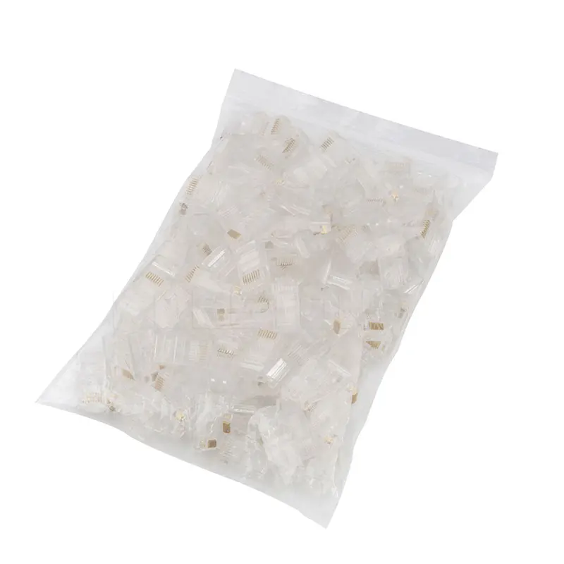 Кабели Ethernet kebidu RJ45 RJ-45 10 шт. модуль сетевой разъем для UTP Cat5 Cat5e кабель с