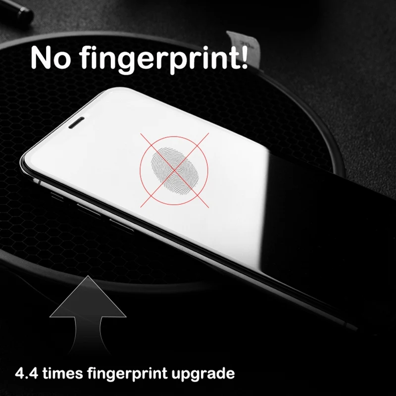 Протектор экрана отпечатков пальцев для iPhone XR XS Max полное закаленное стекло 10D 9 H